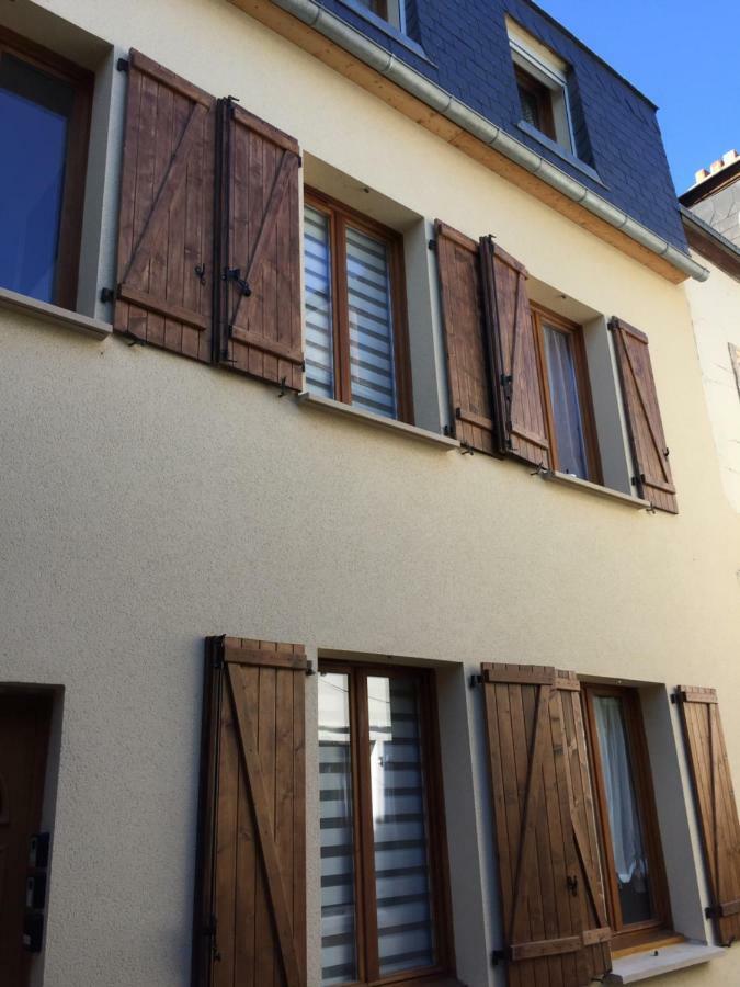 Appartement Cinema Video-Projecteur Et Garage Honfleur Exterior photo